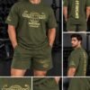 DOITRIGHT GREEN AND GOLD COLOR WORKOUT WEAR