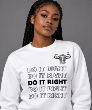DOITRIGHT White Color Workout Wear