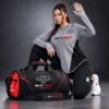 DOITRIGHT FULL KIT BAG+LONG SLEEVE TOP+COMPRESSION WORKOUT WEAR PANT