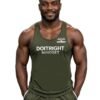 DOITRIGHT TANK TOP +SHORT  SET ,GREEN AND WHITE  COLOR